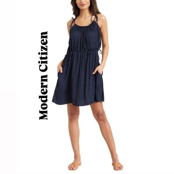 Modern Citizen Calida Tie-Shoulder Mini Dress XS/S - Picture 1 of 9